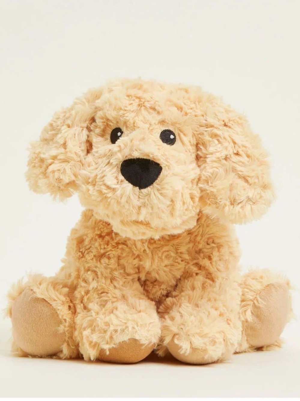 Warmies Plush Tan Dog Stuffed Toy - Soft Puppy Plush for Pets
